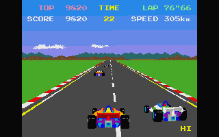 Pole Position atari screenshot